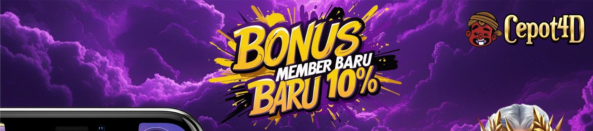 BONUS NEW MEMBER 10%
