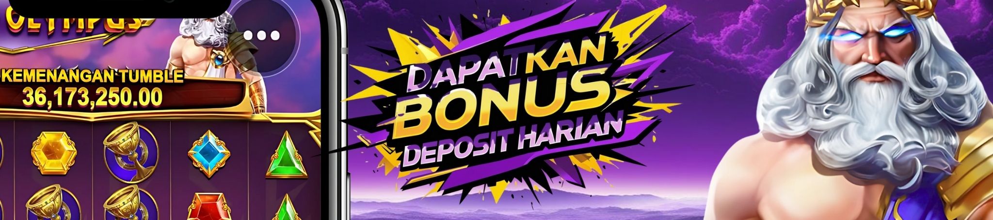 BONUS DEPOSIT HARIAN Rp 5.000,- SETIAP HARI