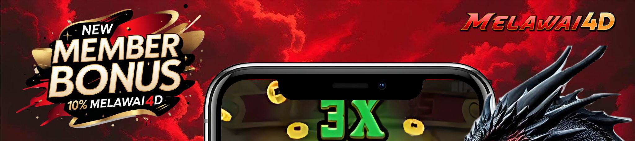 BONUS NEW MEMBER 10%

