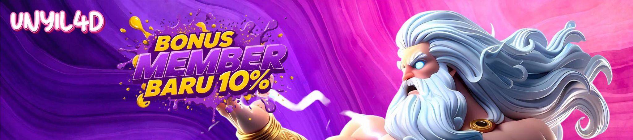BONUS NEW MEMBER 10%
